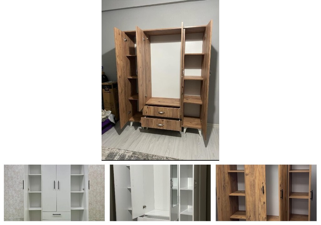 4 kapaklı elbise dolabı tluglctgqz - 4