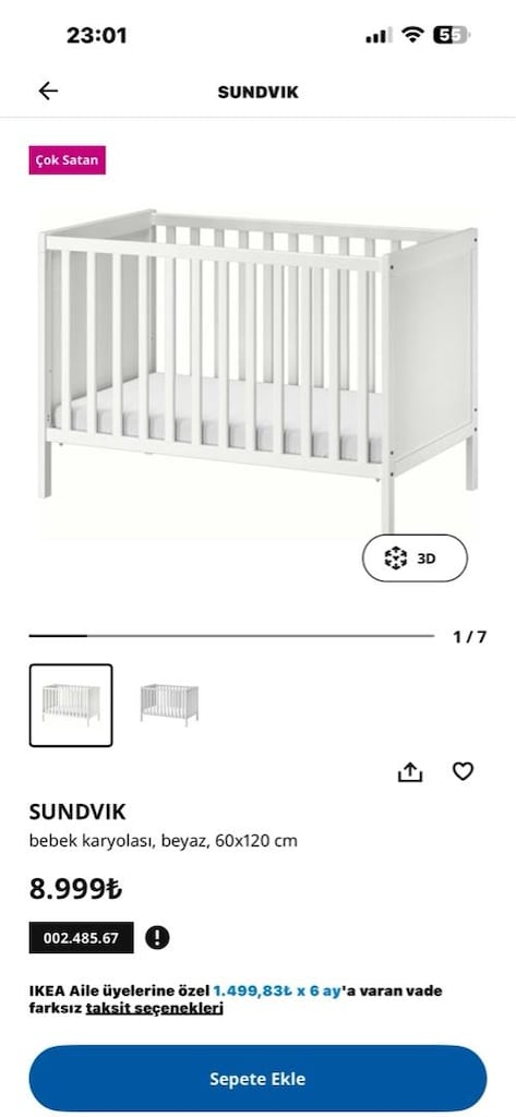 ıkea temız beşik - 7