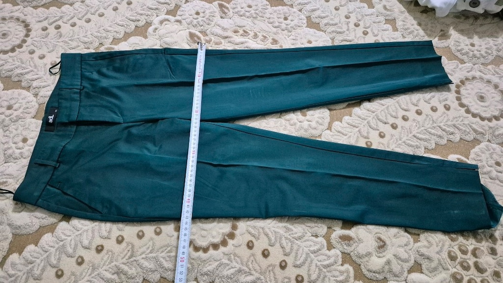 adil ışık markalı bayan saten kumaş pantolon - 2