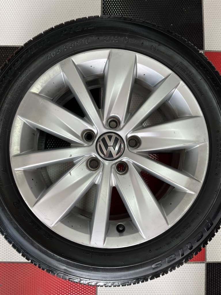 Passat Jetta Orjinal çelik jant 16inç MİCHELİN 205/55/16 yaz lastiği - 9