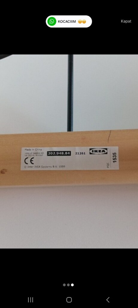 ikea ahşap helezon - 3