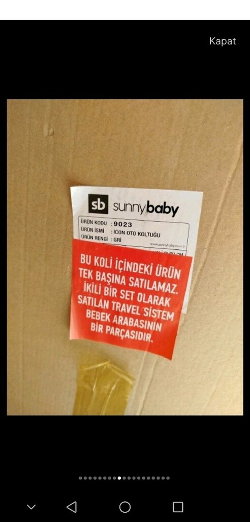 Sunny Baby Travel Sistem bebek arabası - 9