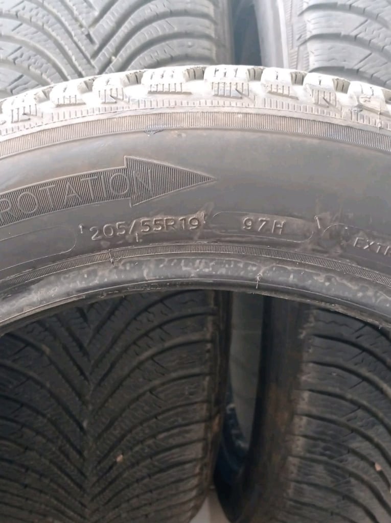 205/55/19 Kışlık Michelin lastik - 5