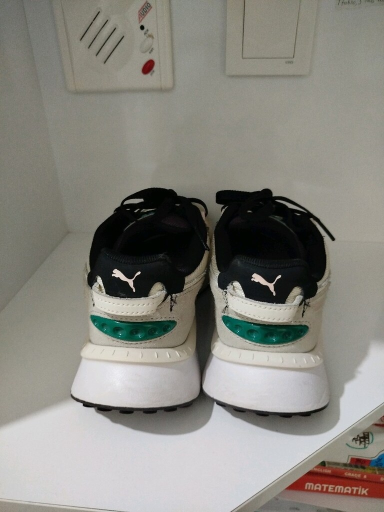 orijinal puma 38 no bej rengi bayan spor ayakkabısı - 6