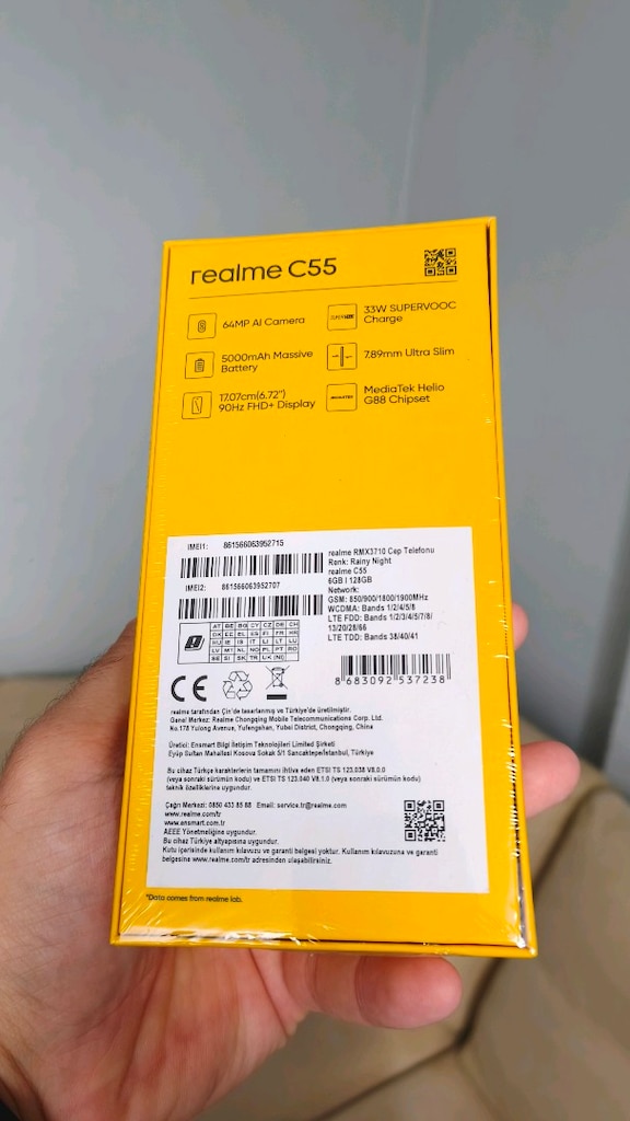 Kutusu açılmamış Realme C55 - 3
