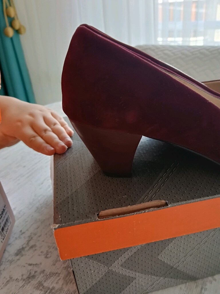 Süet topuklu ayakkabı - 2