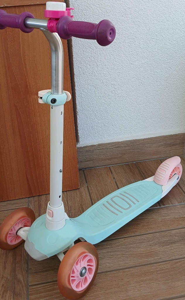 Oxelo çocuk scooter ışıklı B1 500 model decathlon YENİ GİBİ zilide var - 4