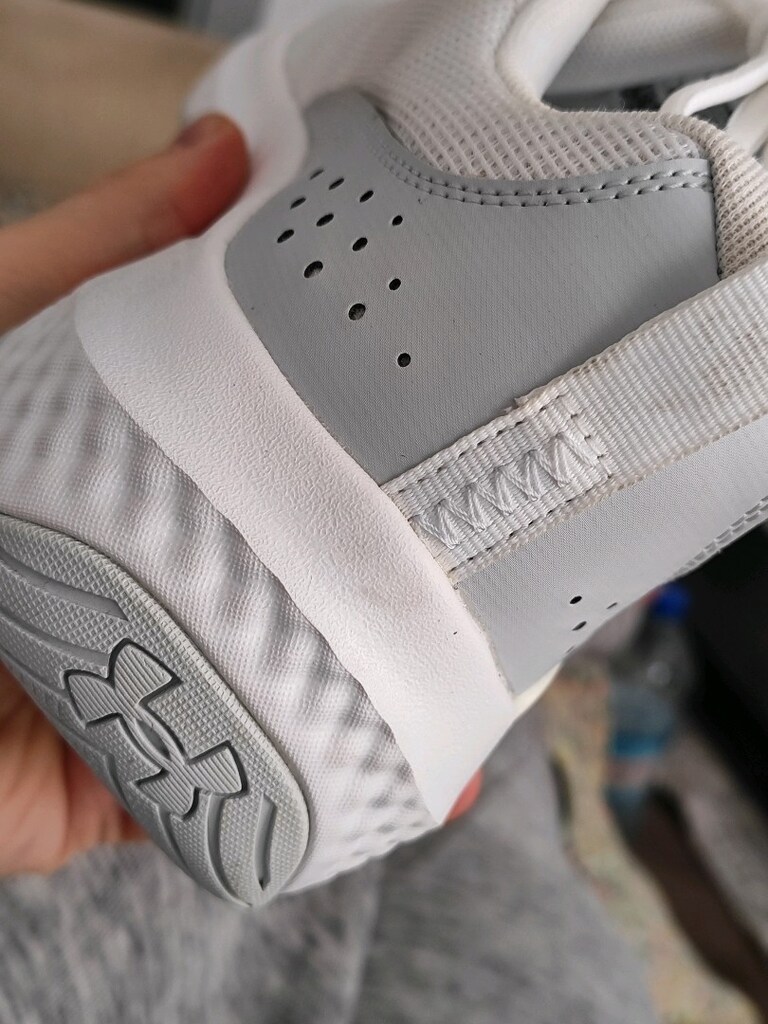 under armour antreman ayakkabısı 43 no beyaz grı sıfır etiketli - 11
