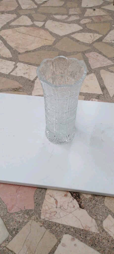 İKİ Adet Kristal cam vazo - 4