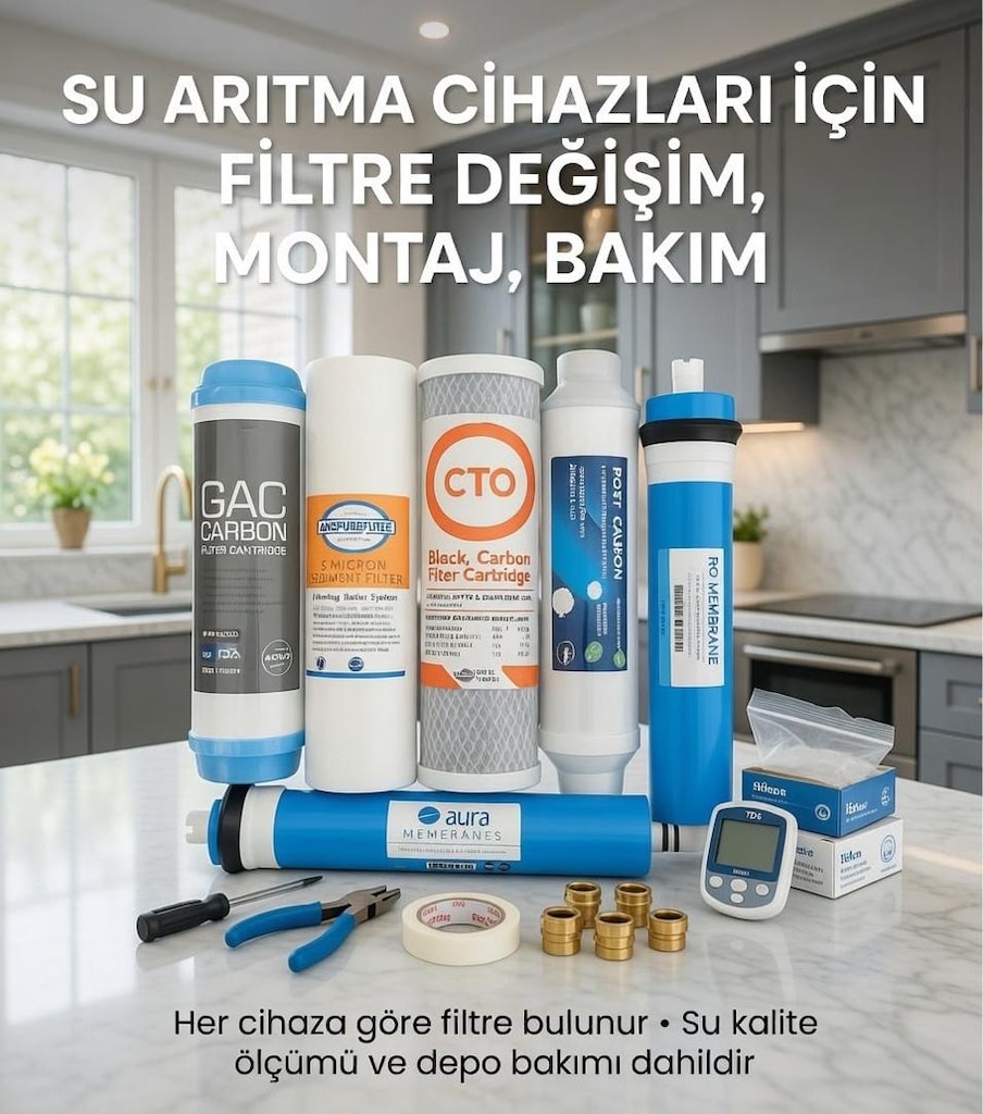 SU ARITMA CİHAZLARI FİLTRE DEĞİŞİMİ KAMPANYASI- MONTAJ DAHİL 1.700 TL. - 13