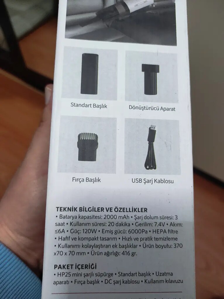 Kablosuz Şarjlı El Süpürgesi - 7