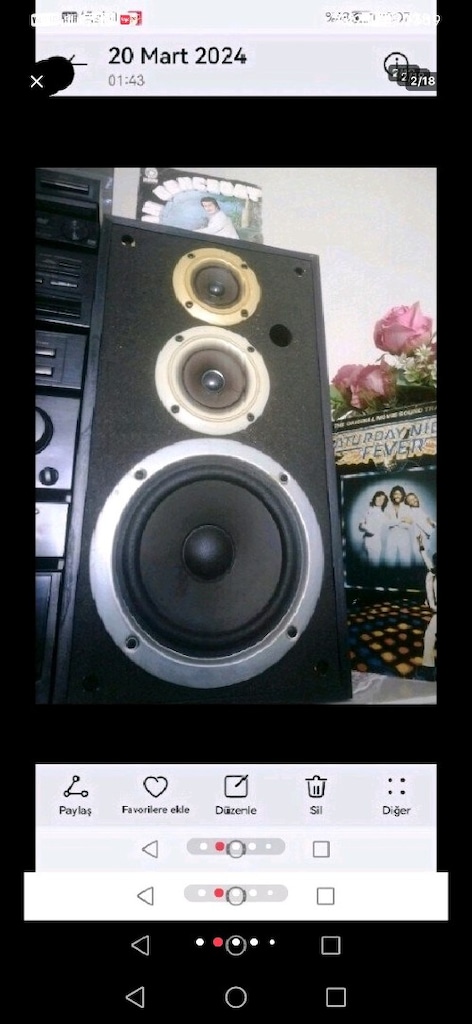 PIONEER MUZIK SETI FULL USBLI DVDLİ AUXLU 240VAT KOLONLAR KUMANDALI. - 10