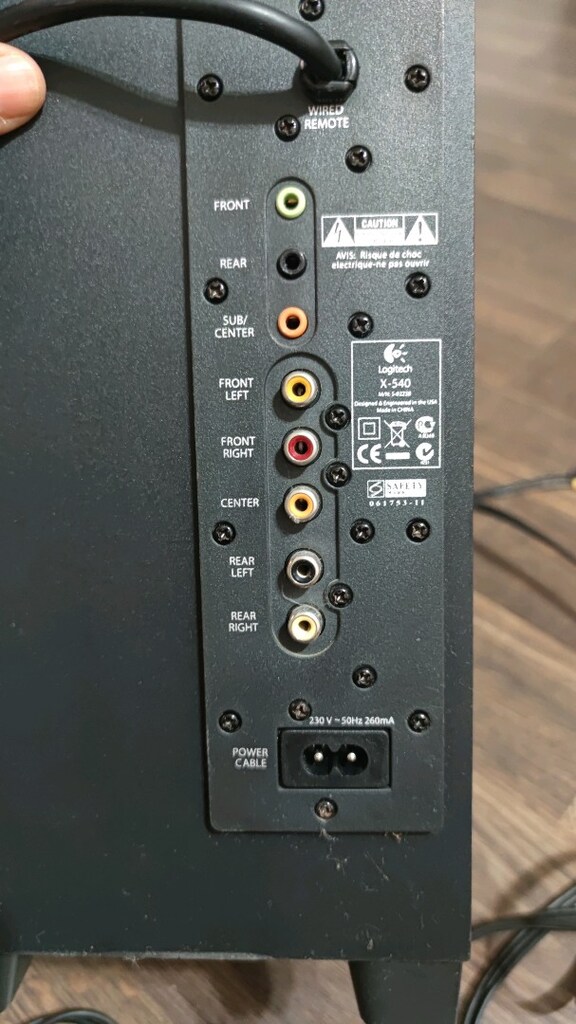 LOGİTECH X-540 5.1 SURROUND SES SİSTEMİ/ ÇOK TEMİZDİR - 13