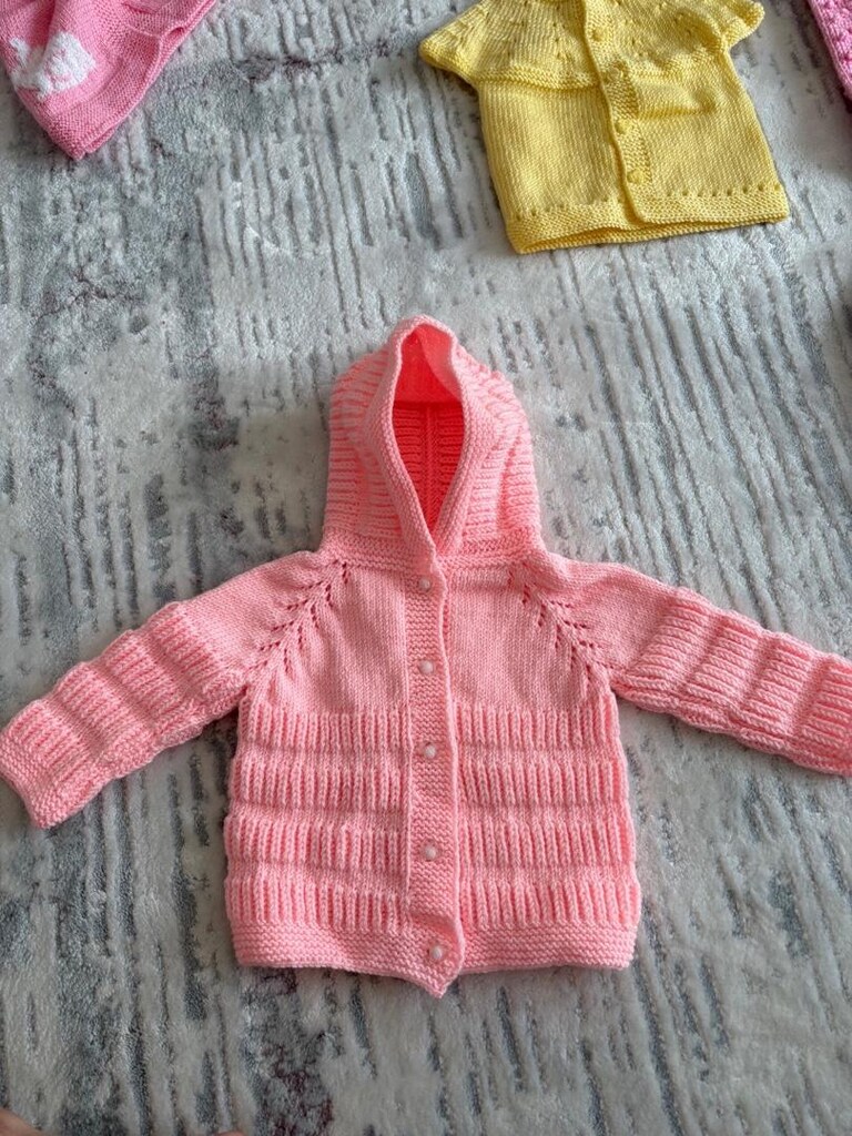 yeni örülmüş bebek kıyafetleri - 6