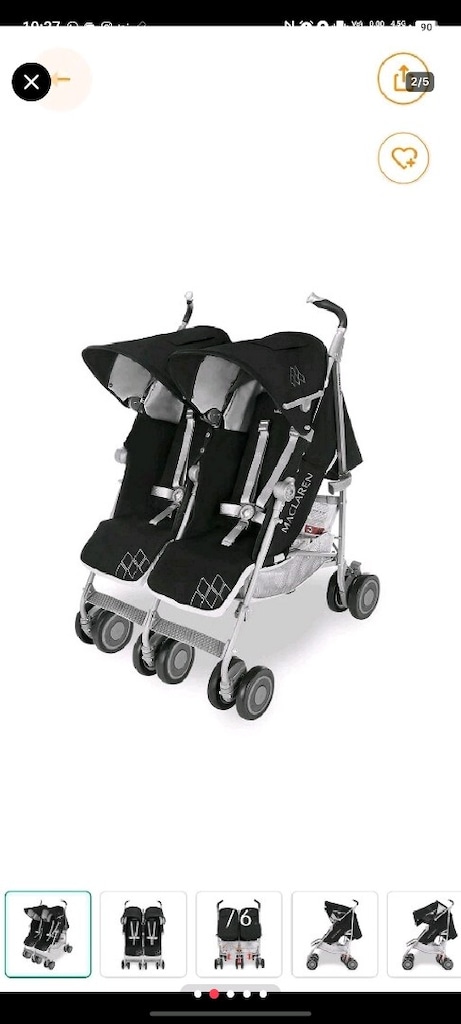 maclaren twin techno Sıfır orjinal faturalı garantili - 3