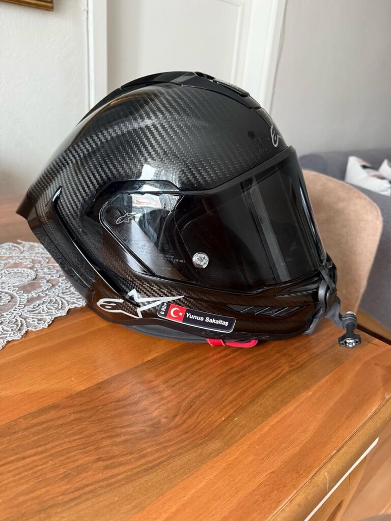 Alpinestars supertech R10 carbon spor kask L beden - 5