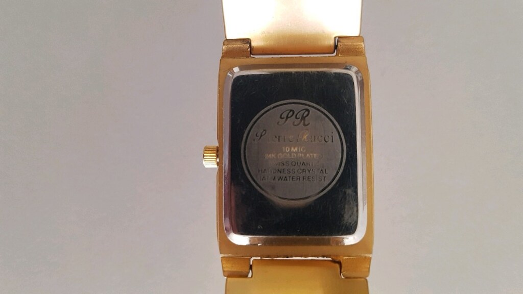 pierre rucci 24k gold saat - 4