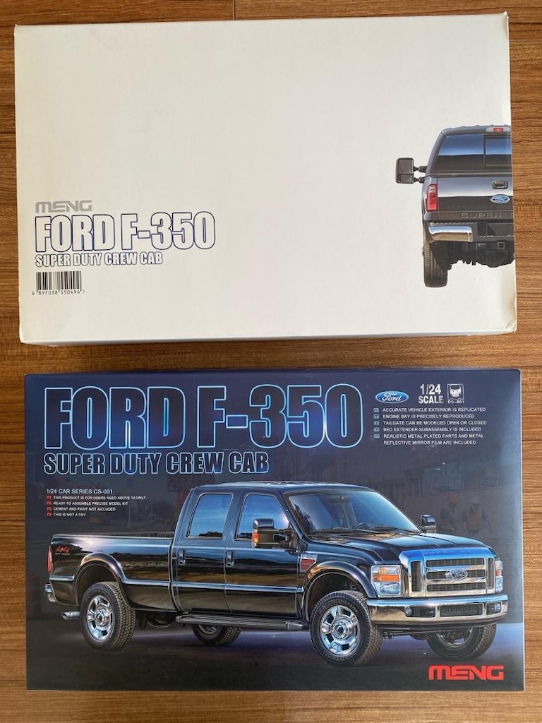 Meng Ford F-350 Super Duty Crew Cab Plastik Maket Kiti