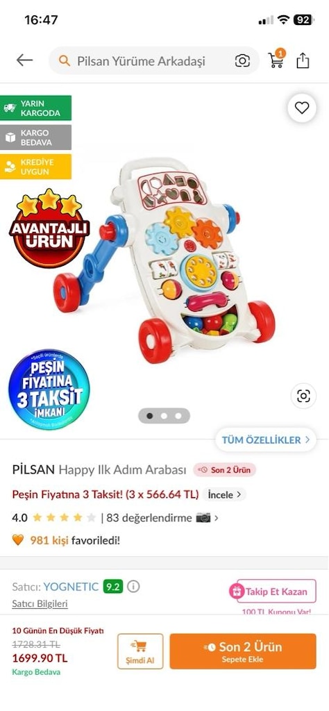 PİLSAN YÜRÜME ARKADAŞI - 3