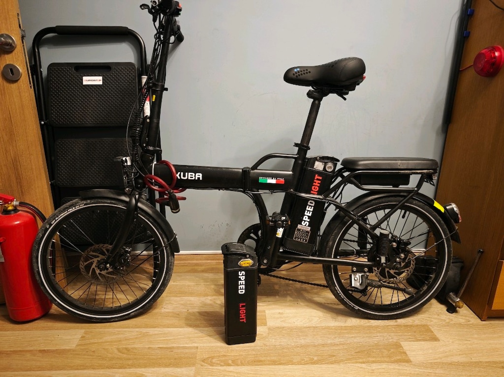 kuba speedlight elektrikli bisiklet Çift batarya full aksesuar - 10