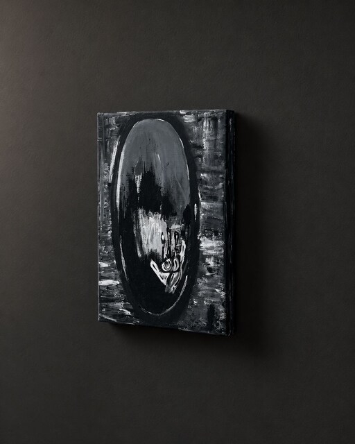 Yansıma | El Yapımı Soyut Tuval Tablo 18x13 cm