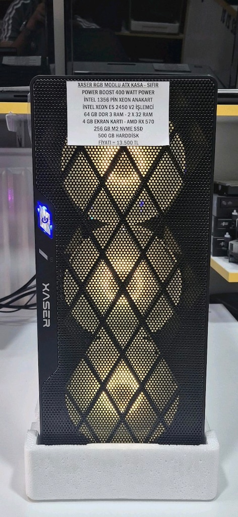 XEON 16 ÇEKİRDEK İŞLEMCİ 64 GB RAM 4 GB RX 570 BİLGİSAYAR KASASI - 2