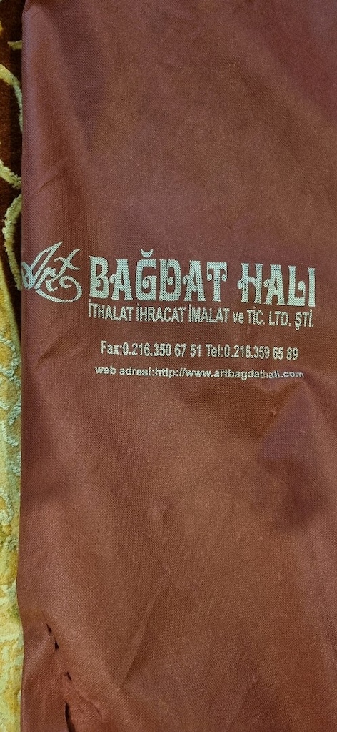 Art Bagdat hali orijinal AUBUSSON IPEKLI FESHANE tarzı el dokuma - 5