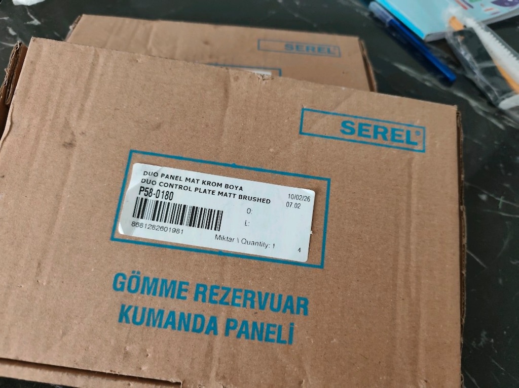 Serel Gömme Rezervuar Kumanda Paneli - 4