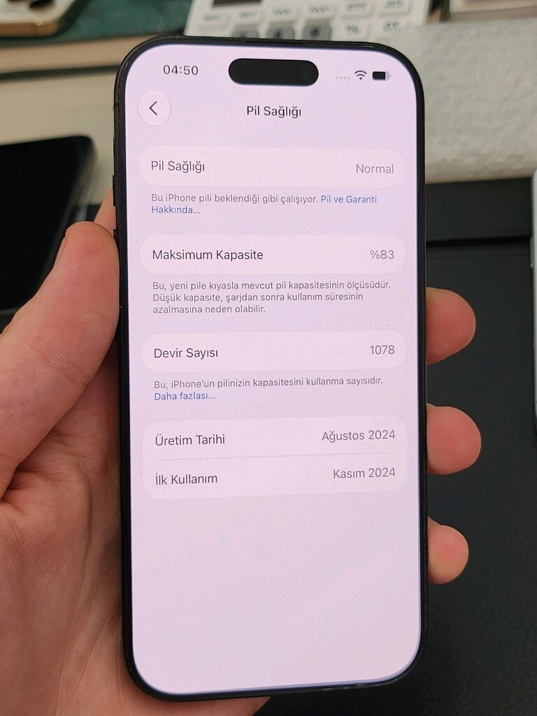 İPHONE 16 PRO 128 SÜRE BİTİK - 6