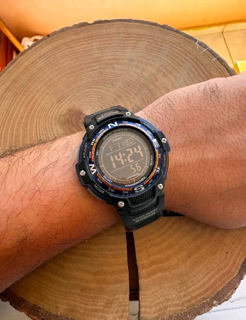 Orjinal Casio Sgw-100 Pusula/Termometre HATASIZ - 12