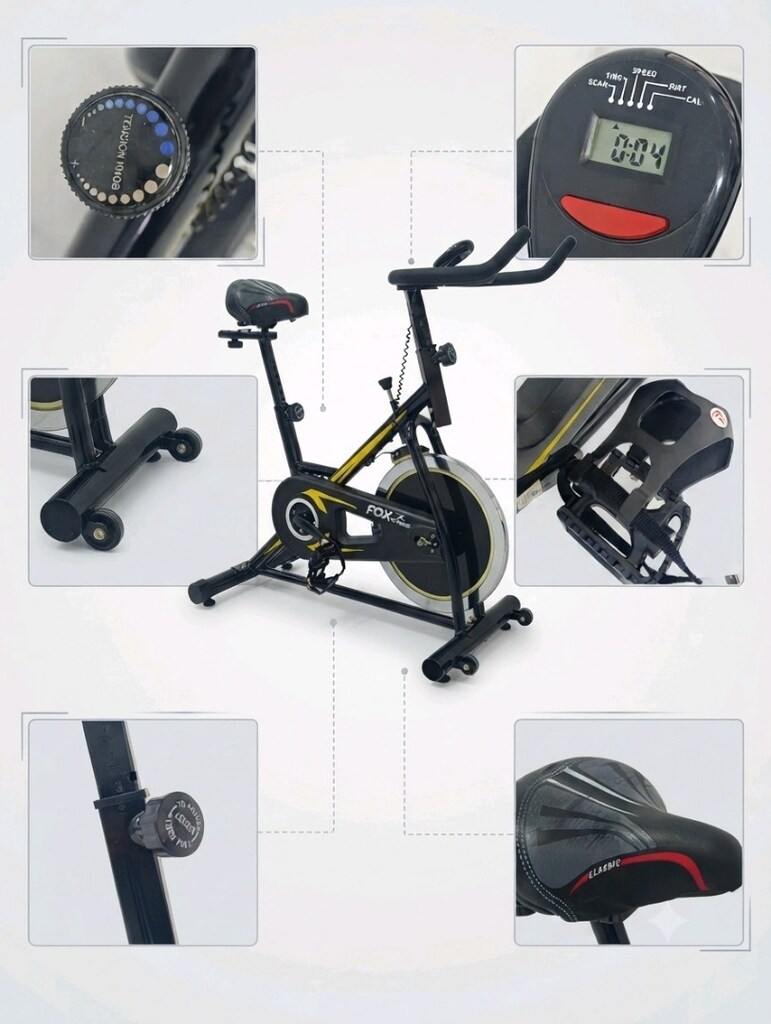 Fox Fitness Gala Spin Bike, KONDİSYON BİSİKLETİ ADRESE TESLİM - 3