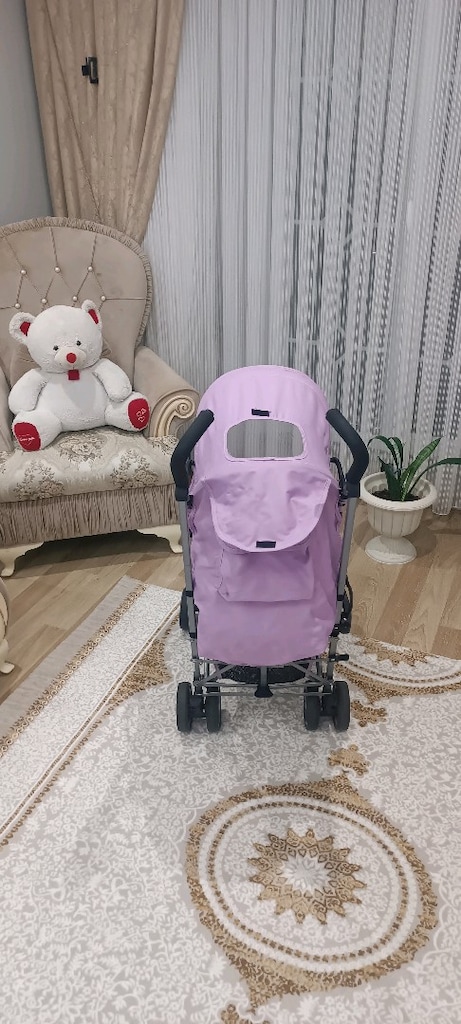 Sıfır Ayarında Pierre Cardin Baston Bebek Arabası Tam Yatar - 3