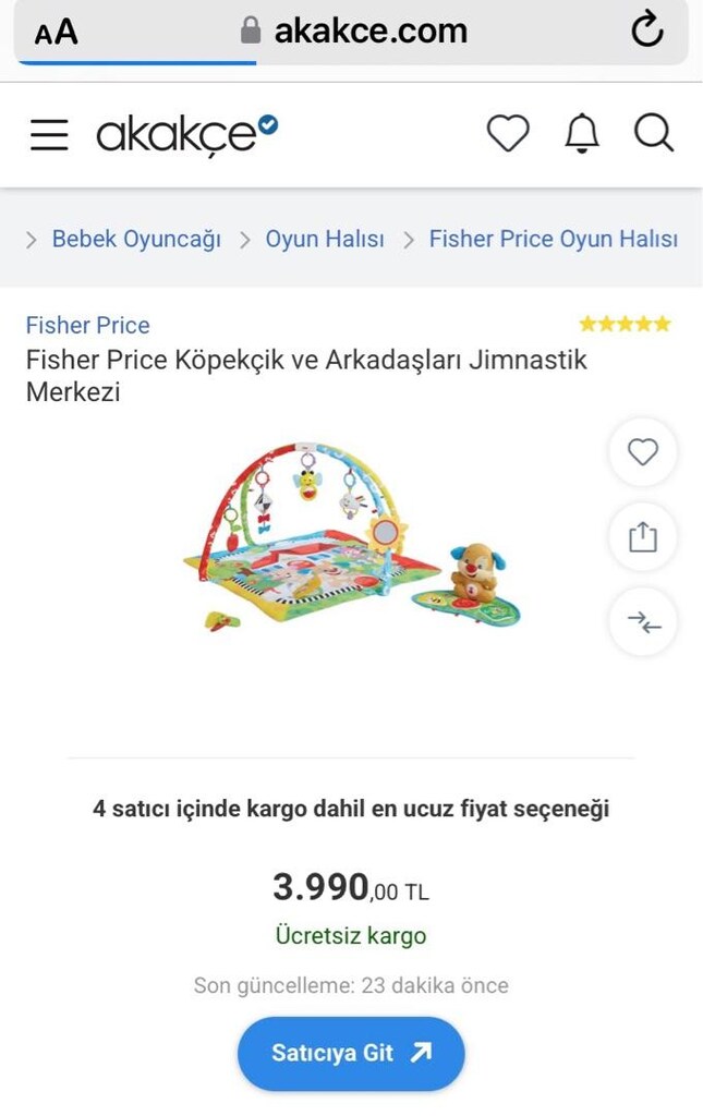 Fisher-Price Oyun Halısı ve Köpekçik - 10