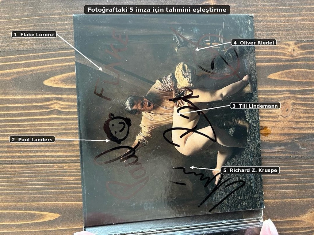 Rammstein – Liebe Ist Für Alle Da | 2009 Digipak CD | 5 İmzalı Koleksi - 6