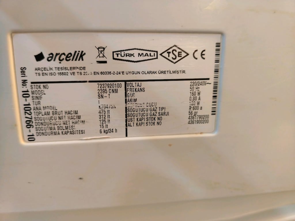 Arçelik 475 litre no frost yeni nesil çok temiz buzdolabı - 9