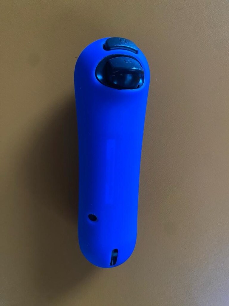 PlayStation Move Navigation Controller (Mavi Silikon Kılıflı) - 3