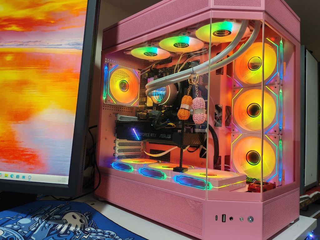 Acegeek Icecube 7 FANLI PEMBE AKVARYUM KASA BOŞ - 11