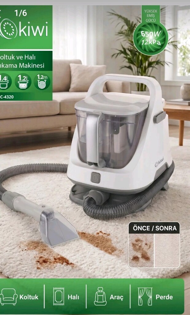 Kcc-4320 koltuk halı yıkama ve leke çıkartma makinası - 4