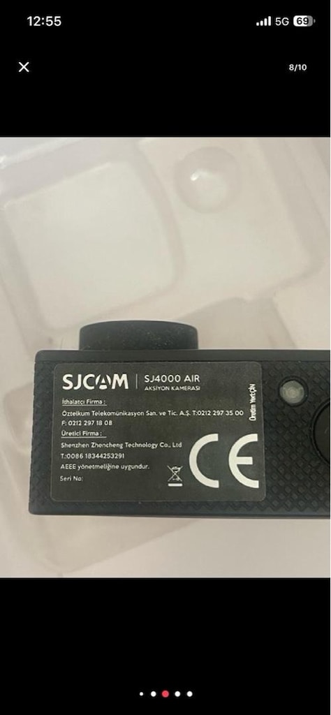 CİDDİ ALİCİYSAN YAZ SJCAM SJ4000AİR AKSİYON KAMERASİ YER CAGLAYAN - 8