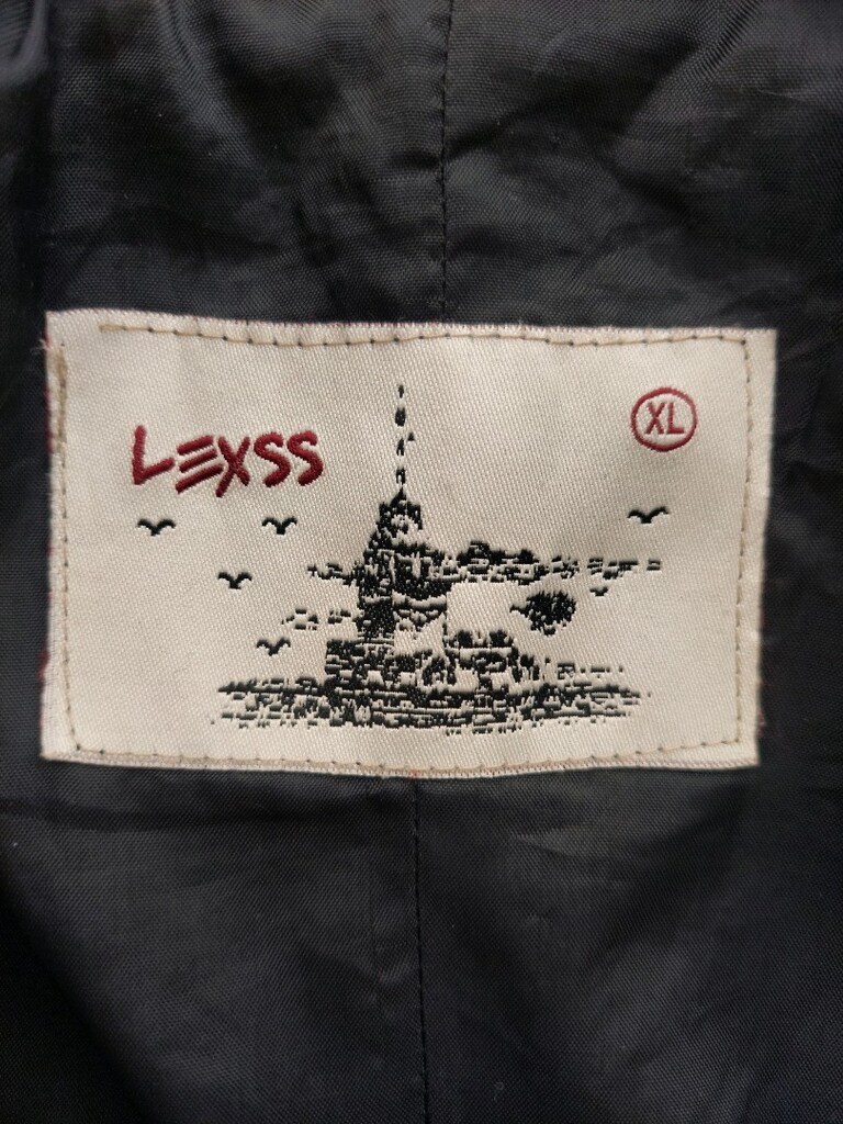 LEXSS bayan apoletli beyaz desenli kaban - 12