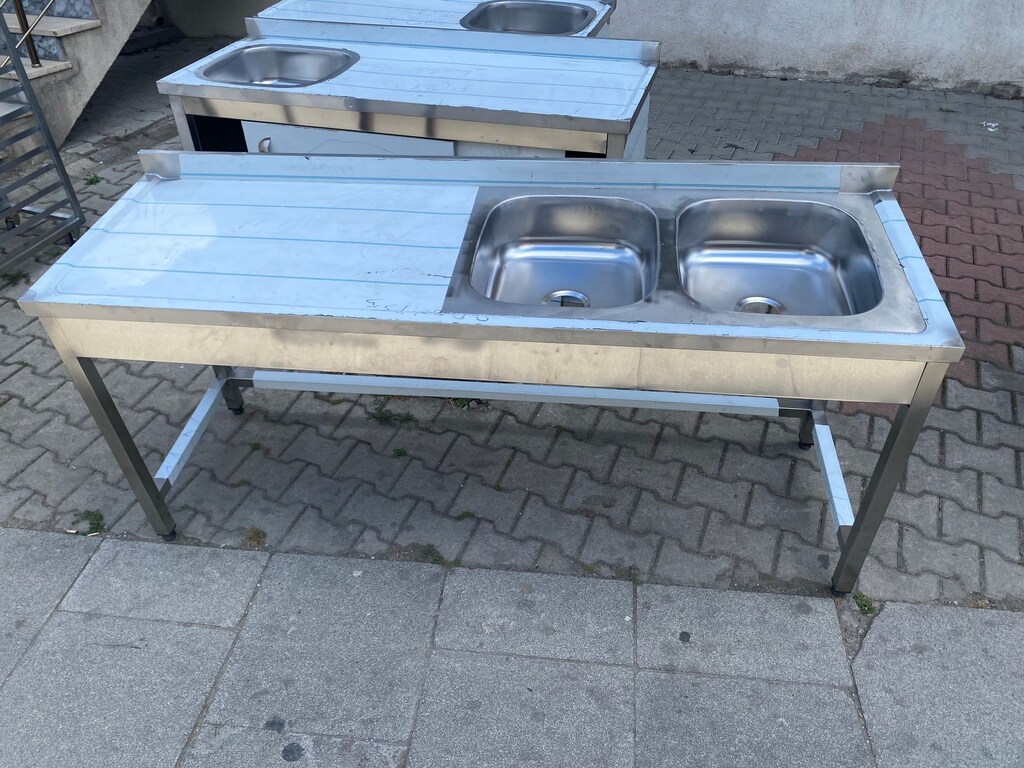 430 ÇELİK ÇİFT EVYELİ EVİYE PASLANMAZ ÇALIŞMA TEZGAHI - 3