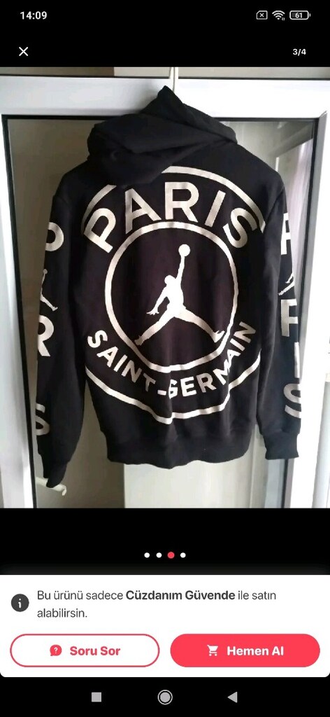 NIKE SWEATSHİRT KAPŞONLU 38/M BEDEN İstanbul, Esenyurt - 3
