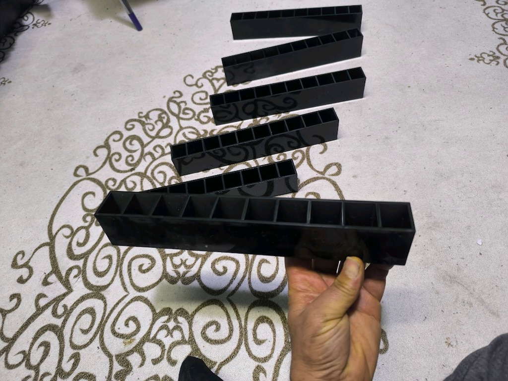 Özel yapılmış kaliteli pleksi makyaj kutusu 17 adet var hepsini alırs - 5