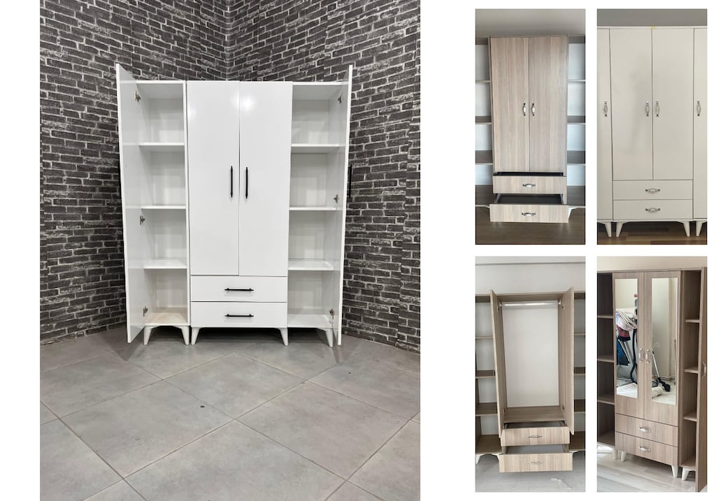 4 kapaklı elbise dolabı npduzffbza - 5