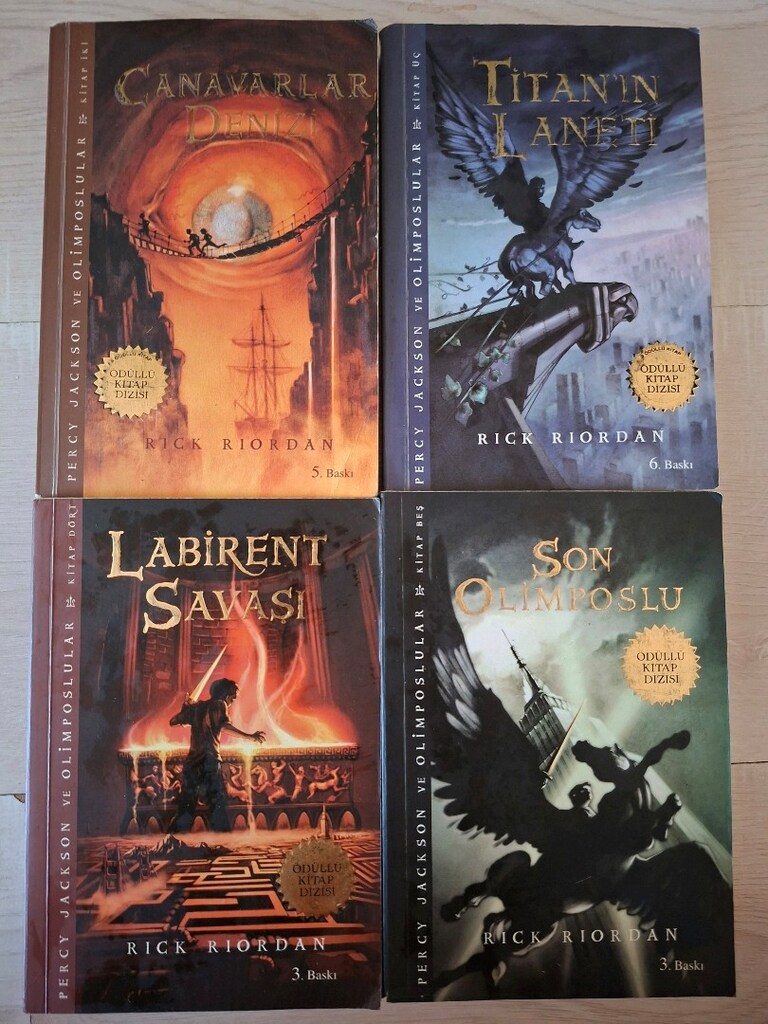 Percy Jackson Ve Olimposlular Serisi 2 3 4 ve 5. Kitap - 3