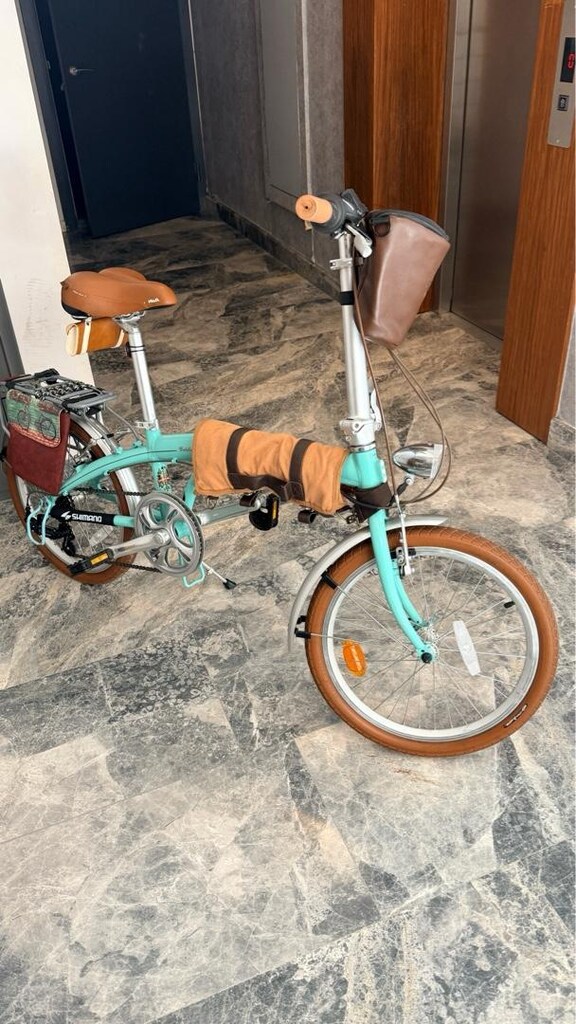 Özenle yapılmış Bianchi Vintage Katlanır Bisiklet - 4