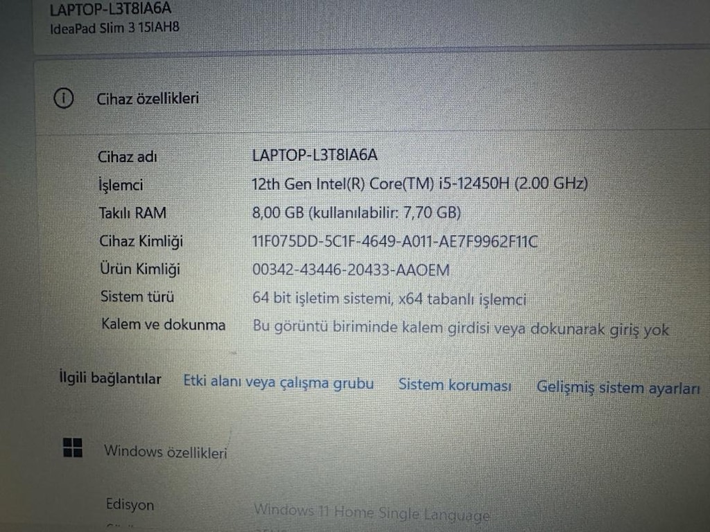 Lenovo IdeaPad Slim 3 15IAH8 - 3