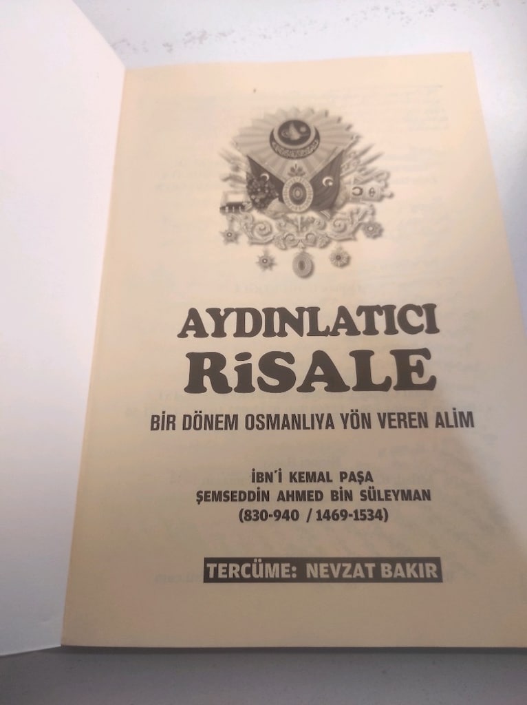 Aydınlatıcı Risale İbn-i Kemal Paşa - 2
