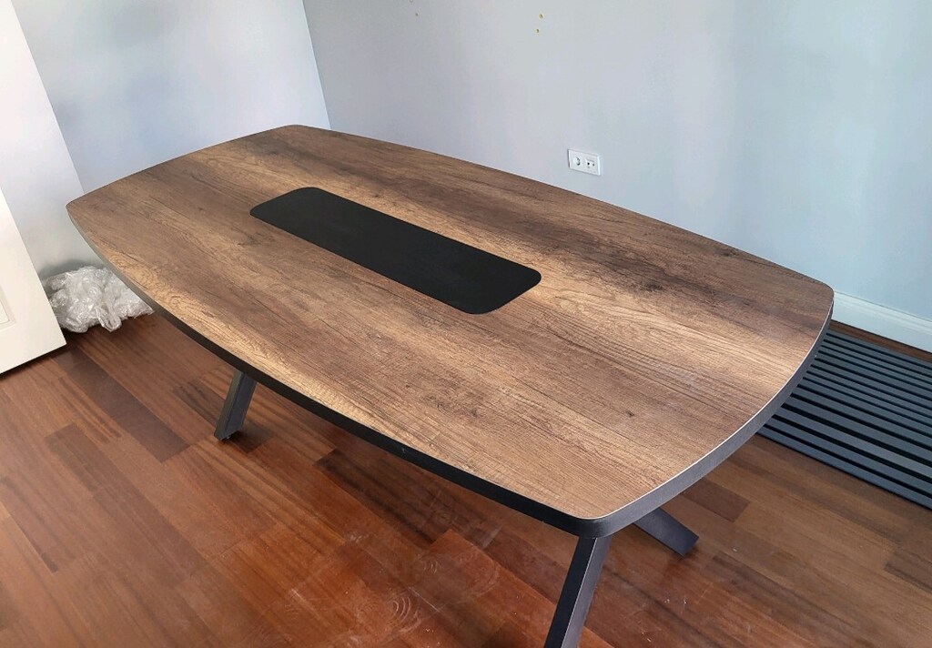 OVAL KESİM TOPLANTI MASASI 200×90 - 7