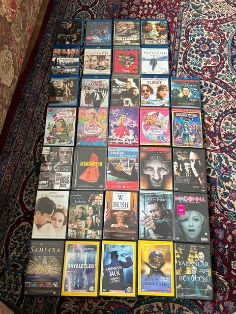 Orijinal DVD ve Bluray filmler